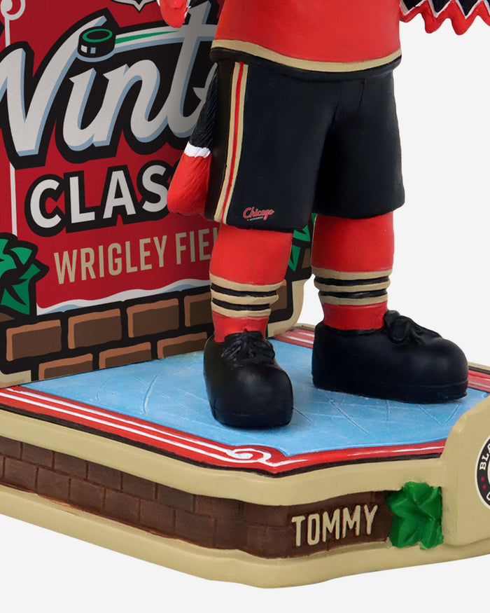 Tommy Hawk Chicago Blackhawks 2025 Winter Classic Mascot Bobblehead FOCO - FOCO.com