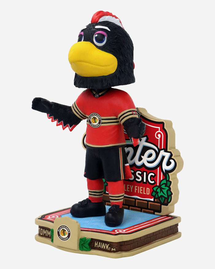 Tommy Hawk Chicago Blackhawks 2025 Winter Classic Mascot Bobblehead FOCO - FOCO.com