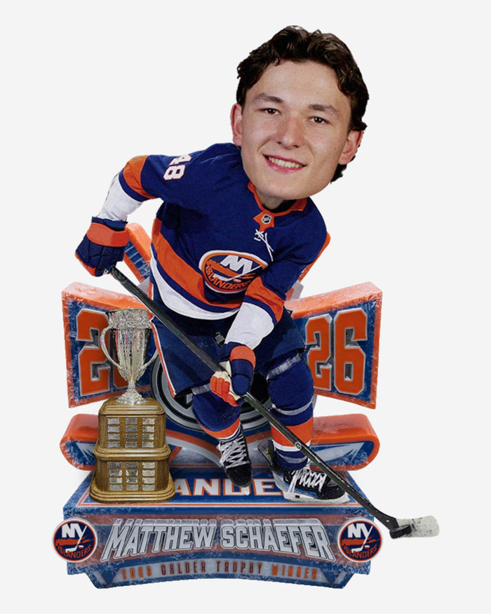 Matthew Schaefer New York Islanders 2026 Calder Memorial Trophy Award Bobblehead FOCO - FOCO.com