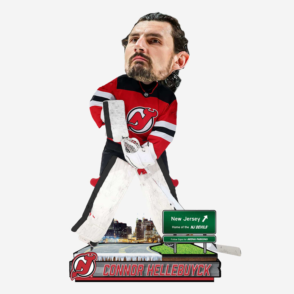 Connor Hellebuyck New Jersey Devils Next Stop Bobblehead FOCO - FOCO.com