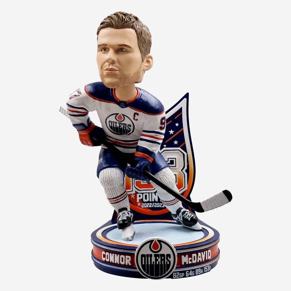 Connor McDavid Edmonton Oilers 60 Goals & 150 Points Bobblehead FOCO - FOCO.com