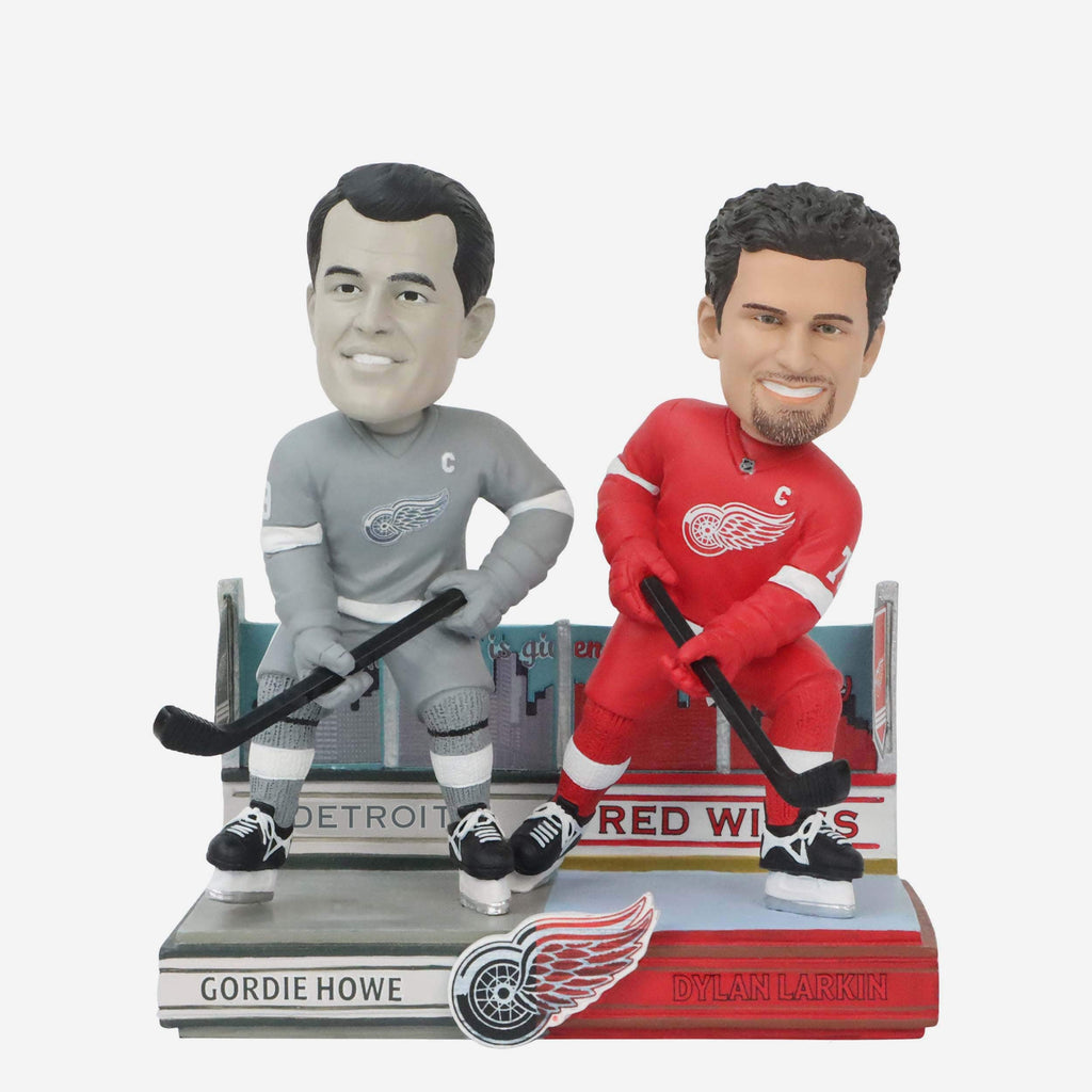 Gordie Howe & Dylan Larkin Detroit Red Wings Then and Now Bobblehead FOCO - FOCO.com