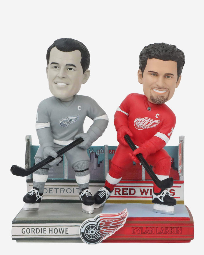 Gordie Howe & Dylan Larkin Detroit Red Wings Then and Now Bobblehead FOCO - FOCO.com