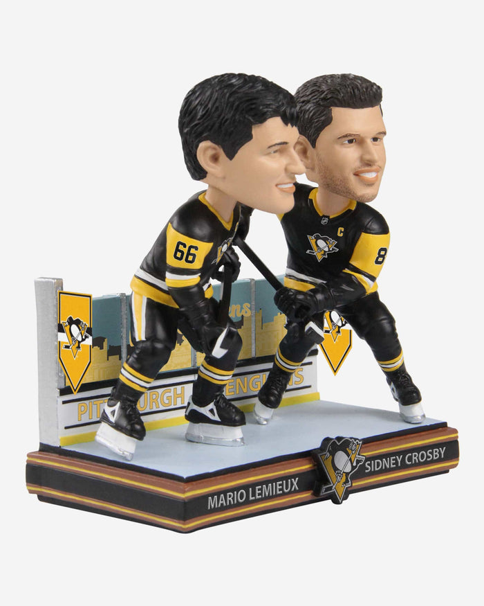 Mario Lemieux & Sidney Crosby Pittsburgh Penguins Then And Now Bobblehead FOCO - FOCO.com