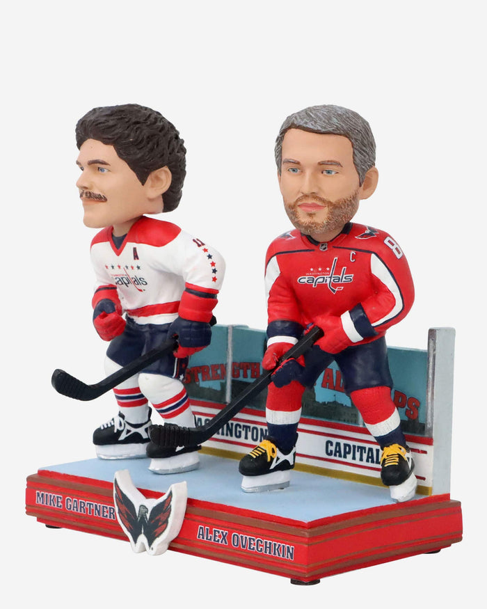 Mike Gartner & Alex Ovechkin Washington Capitals Then and Now Bobblehead FOCO - FOCO.com