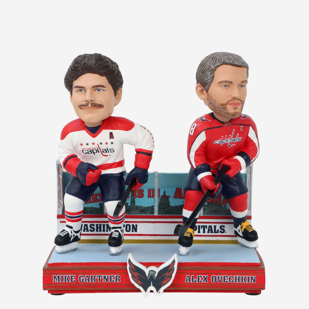 Mike Gartner & Alex Ovechkin Washington Capitals Then and Now Bobblehead FOCO - FOCO.com