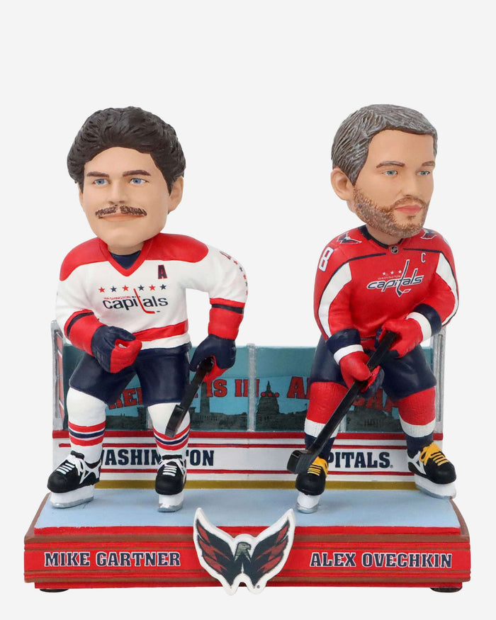 Mike Gartner & Alex Ovechkin Washington Capitals Then and Now Bobblehead FOCO - FOCO.com