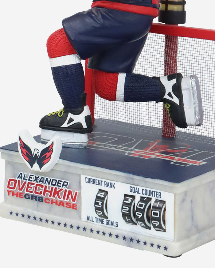 Alex Ovechkin Washington Capitals Gr8 Chase Goal Counter Light Up Bobblehead FOCO - FOCO.com