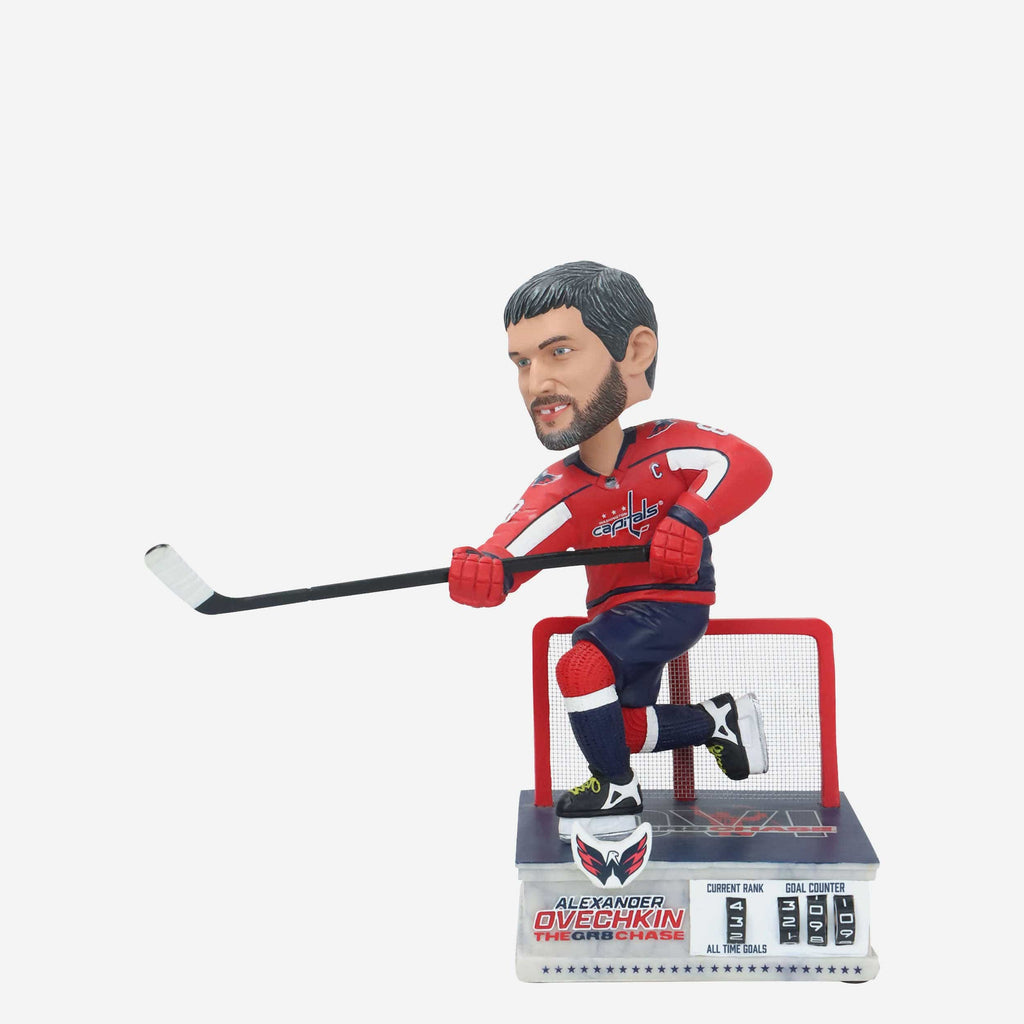 Alex Ovechkin Washington Capitals Gr8 Chase Goal Counter Light Up Bobblehead FOCO - FOCO.com