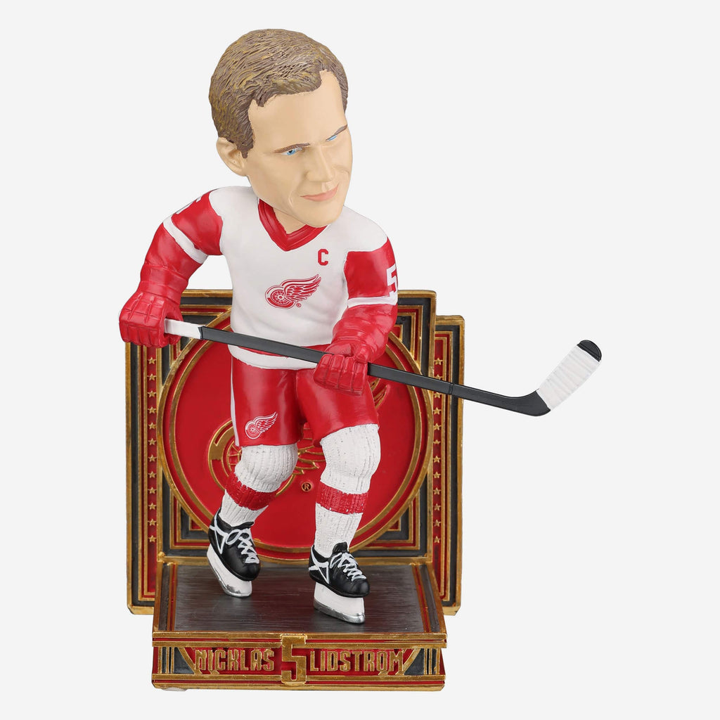 Nicklas Lidstrom Detroit Red Wings Career Retrospective Bobblehead FOCO - FOCO.com