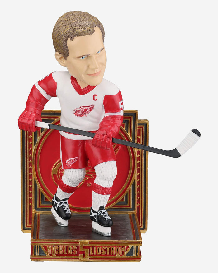 Nicklas Lidstrom Detroit Red Wings Career Retrospective Bobblehead FOCO - FOCO.com