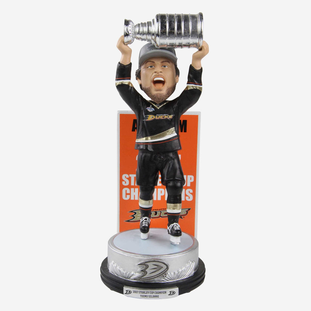 Teemu Selanne Anaheim Ducks Stanley Cup Celebration Series Bobblehead FOCO - FOCO.com