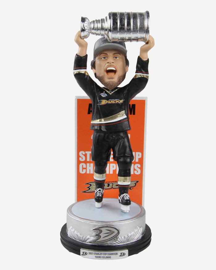 Teemu Selanne Anaheim Ducks Stanley Cup Celebration Series Bobblehead FOCO - FOCO.com