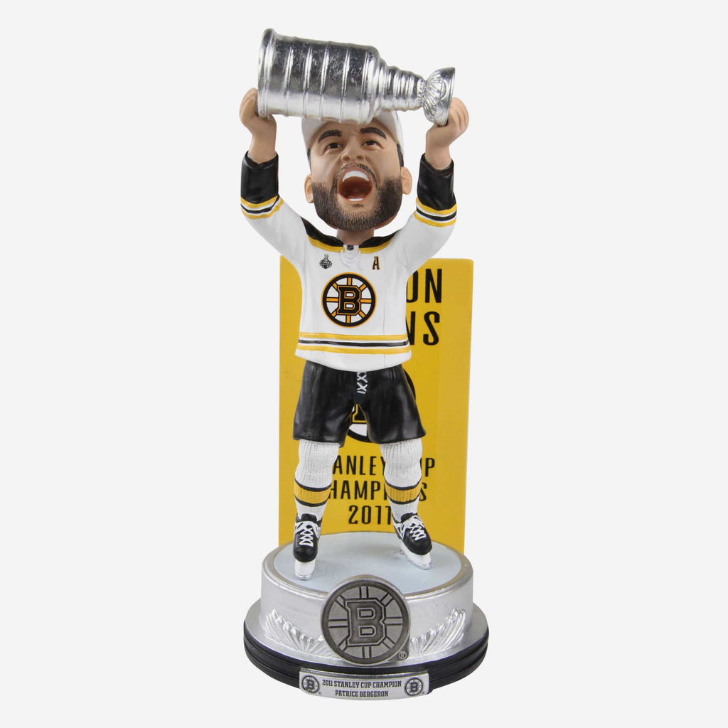 Patrice Bergeron Boston Bruins Stanley Cup Celebration Series Bobblehead FOCO - FOCO.com