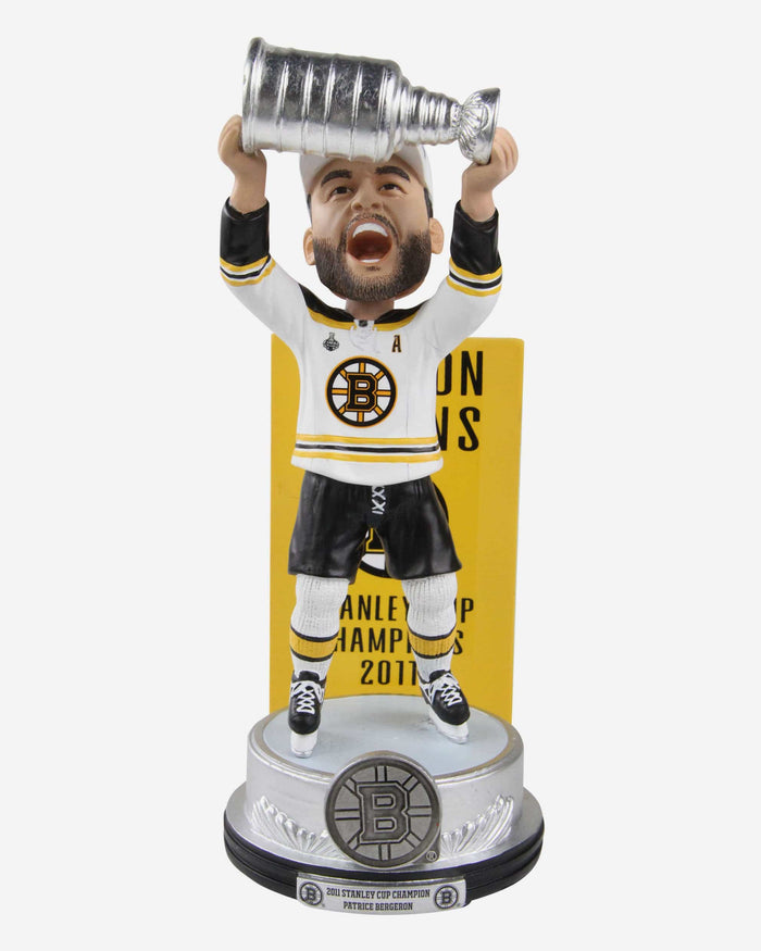 Patrice Bergeron Boston Bruins Stanley Cup Celebration Series Bobblehead FOCO - FOCO.com