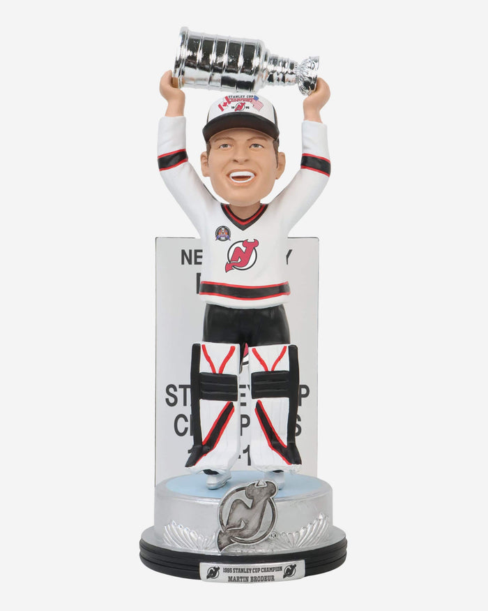 Martin Brodeur New Jersey Devils Stanley Cup Celebration Series Bobblehead FOCO - FOCO.com