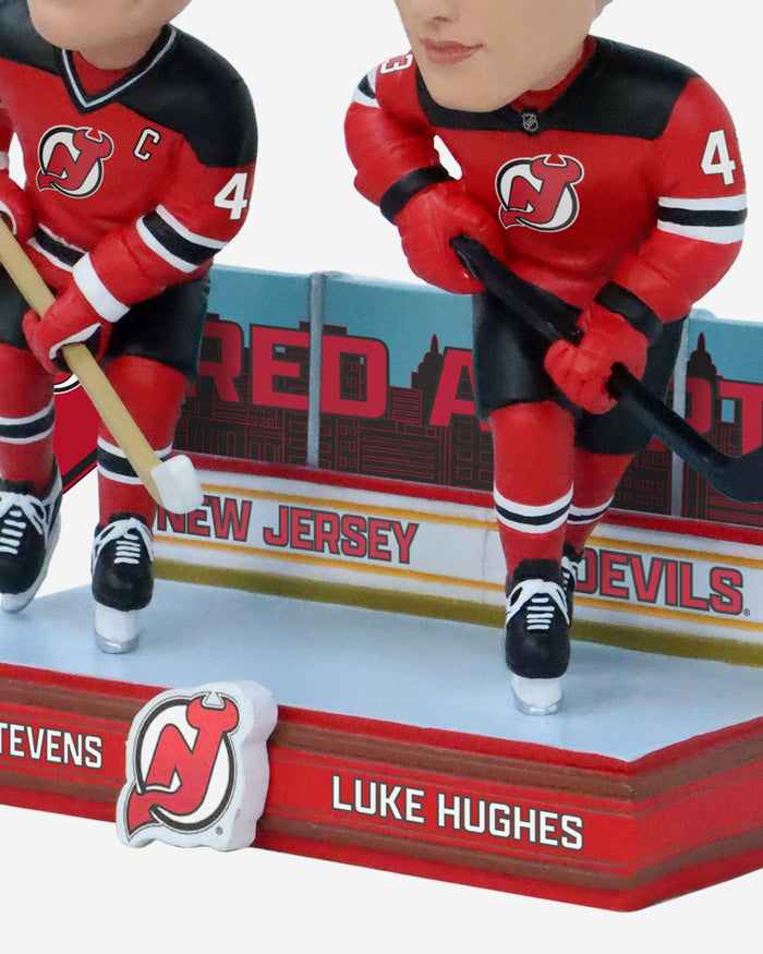 Scott Stevens & Luke Hughes New Jersey Devils Then and Now Bobblehead FOCO - FOCO.com