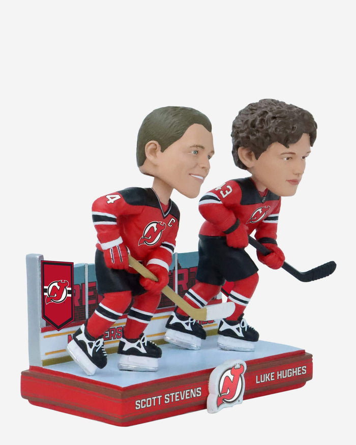 Scott Stevens & Luke Hughes New Jersey Devils Then and Now Bobblehead FOCO - FOCO.com