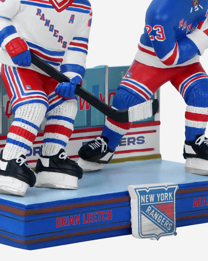 Brian Leetch & Adam Fox New York Rangers Then and Now Bobblehead FOCO - FOCO.com