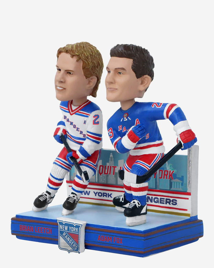 Brian Leetch & Adam Fox New York Rangers Then and Now Bobblehead FOCO - FOCO.com