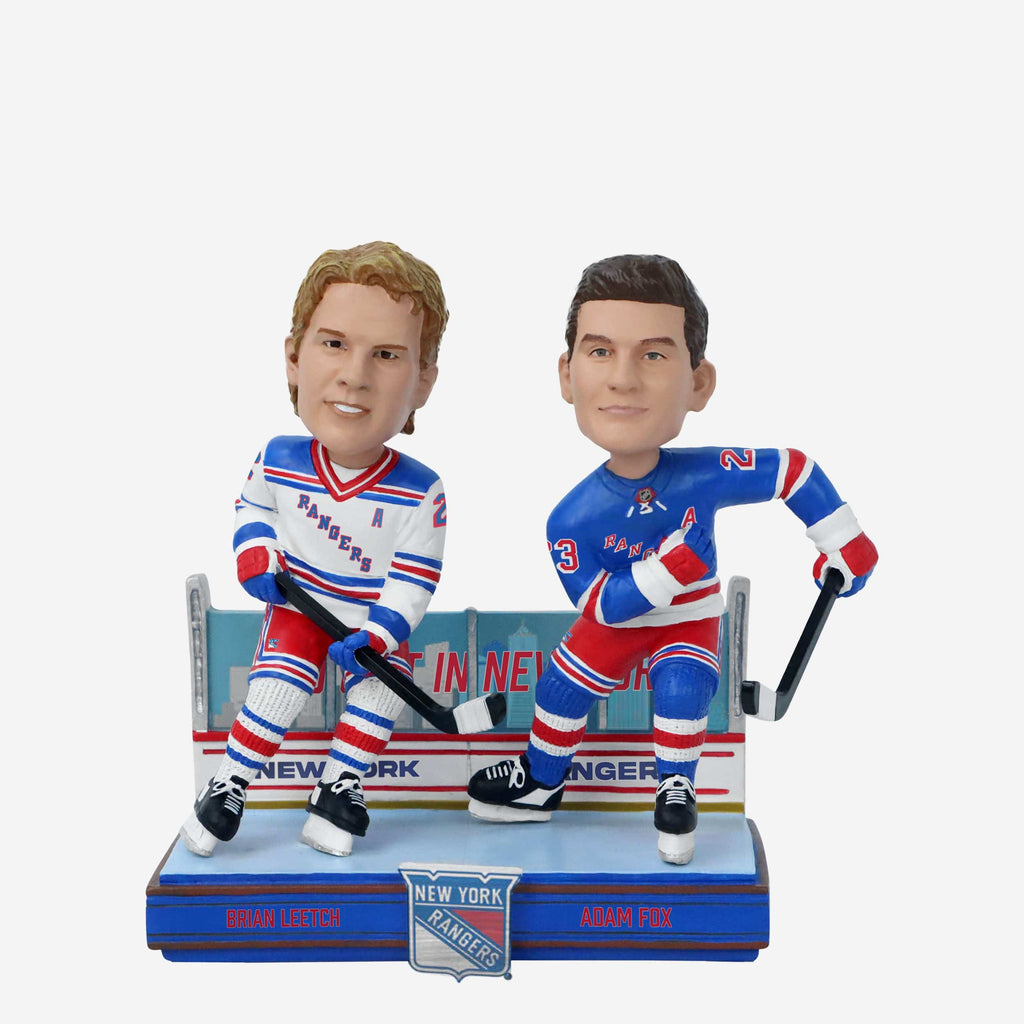 Brian Leetch & Adam Fox New York Rangers Then and Now Bobblehead FOCO - FOCO.com