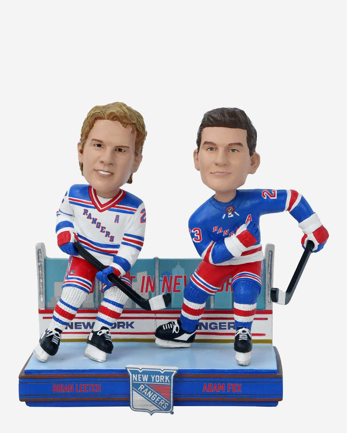 Brian Leetch & Adam Fox New York Rangers Then and Now Bobblehead FOCO - FOCO.com