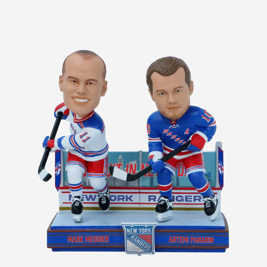 Mark Messier & Artemi Panarin New York Rangers Then and Now Bobblehead FOCO - FOCO.com