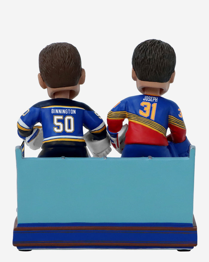 Curtis Joseph & Jordan Binnington St Louis Blues Then and Now Bobblehead FOCO - FOCO.com