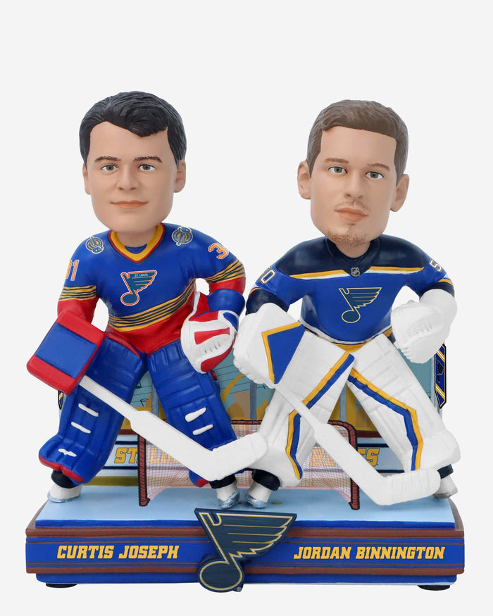 Curtis Joseph & Jordan Binnington St Louis Blues Then and Now Bobblehead FOCO - FOCO.com