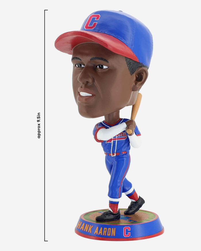 Hank Aaron Indianapolis Clowns Field Stripe Bighead Bobblehead FOCO - FOCO.com