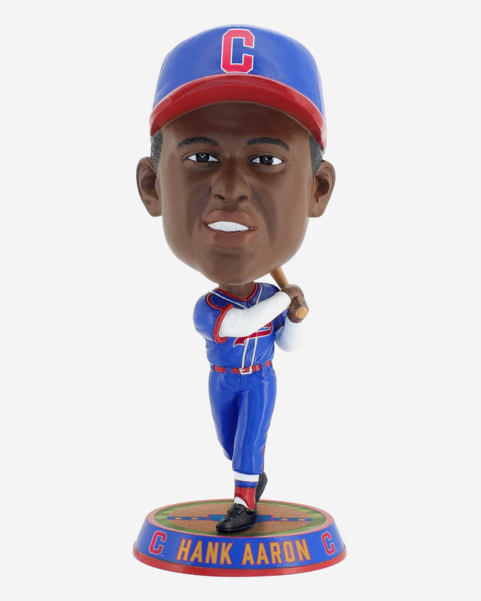 Hank Aaron Indianapolis Clowns Field Stripe Bighead Bobblehead FOCO - FOCO.com