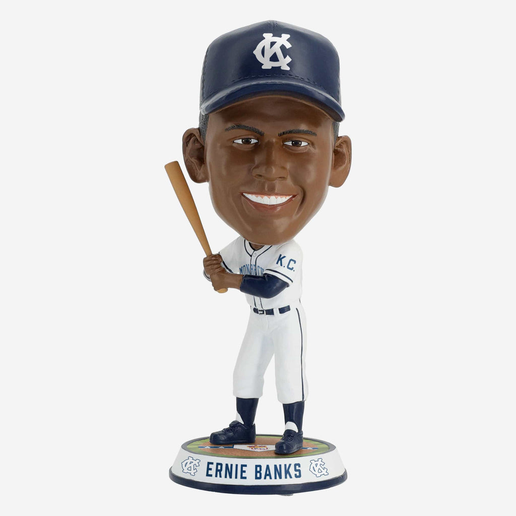 Ernie Banks Kansas City Monarchs Field Stripe Bighead Bobblehead FOCO - FOCO.com