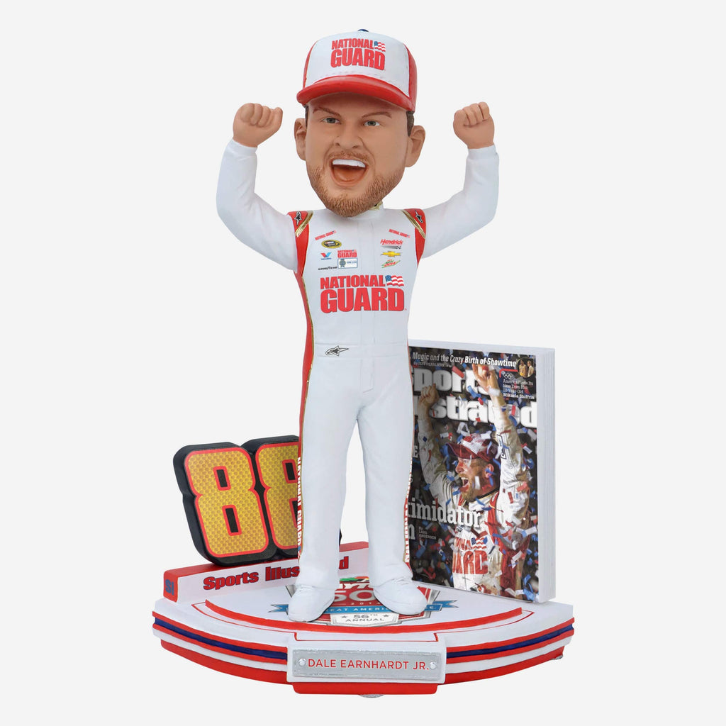 Dale Earnhardt Jr NASCAR Gets His Intimidator On Sports Illustrated Cover Bobblehead FOCO - FOCO.com