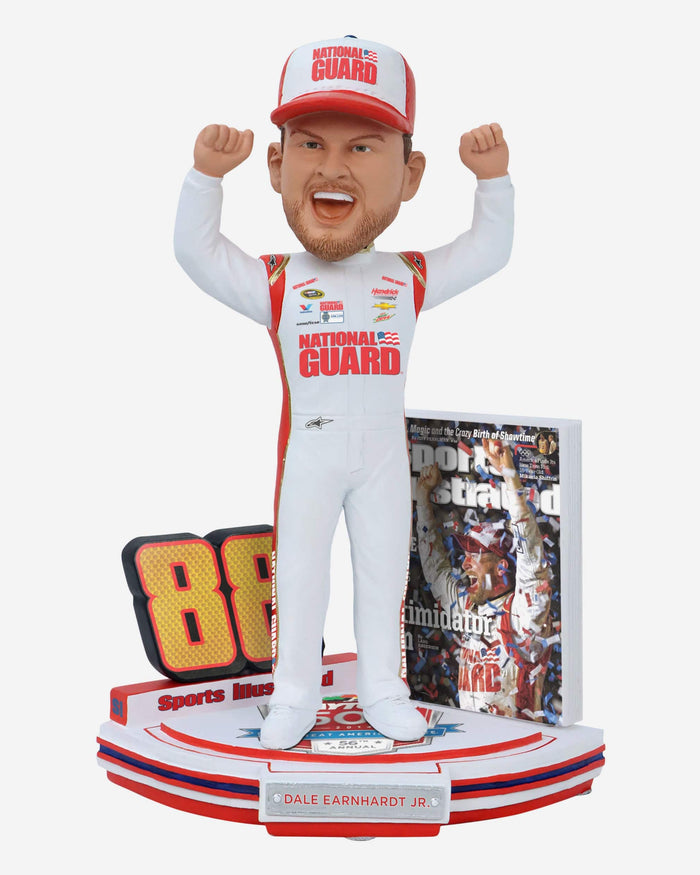 Dale Earnhardt Jr NASCAR Gets His Intimidator On Sports Illustrated Cover Bobblehead FOCO - FOCO.com