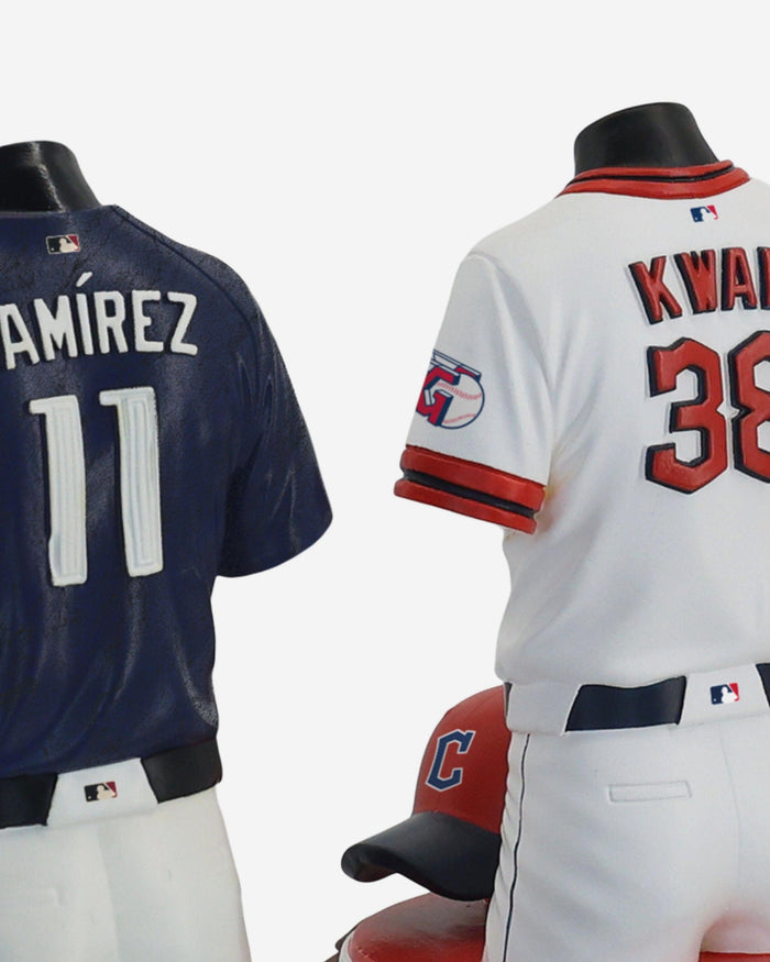 Jose Ramierez & Steven Kwan & Bo Naylor Cleveland Guardians 2026 Jersey Bust Triple Bobblehead FOCO - FOCO.com