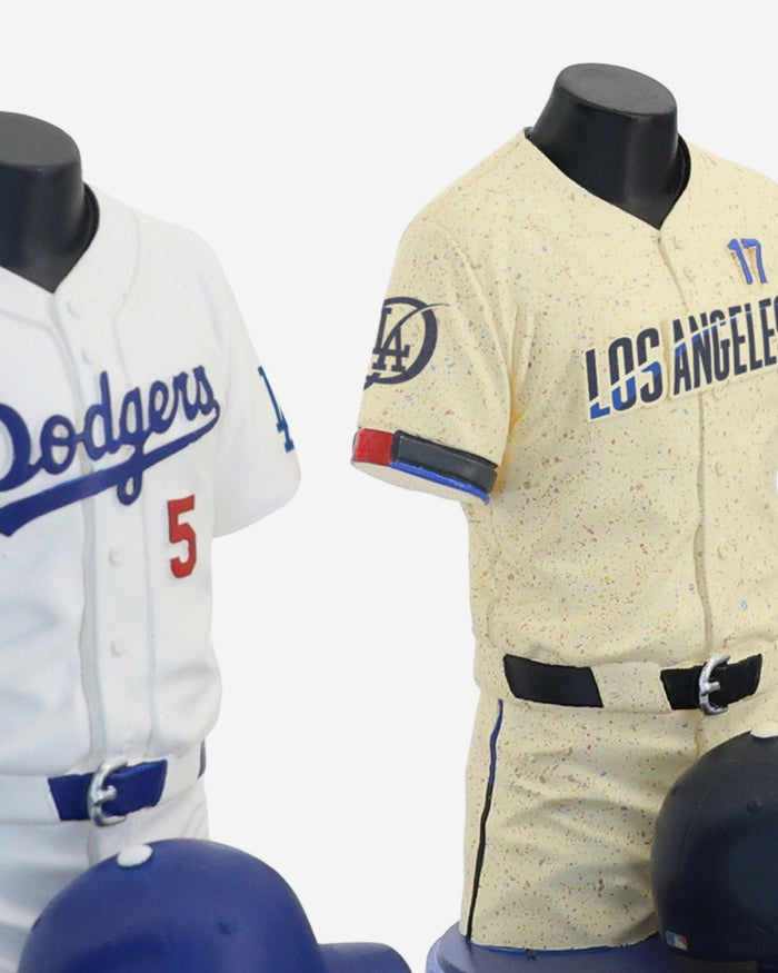 Shohei Ohtani & Freddie Freeman & Teoscar Hernandez Los Angeles Dodgers 2026 Jersey Bust Triple Bobblehead FOCO - FOCO.com