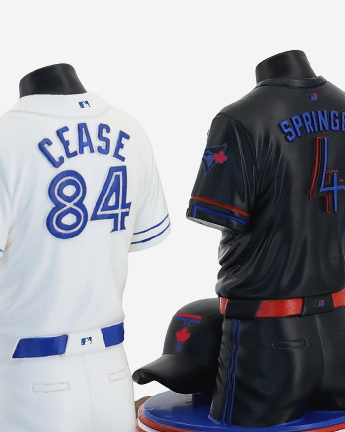 Vladimir Guerrero Jr & George Springer & Dylan Cease Toronto Blue Jays 2026 Jersey Bust Triple Bobblehead FOCO - FOCO.com