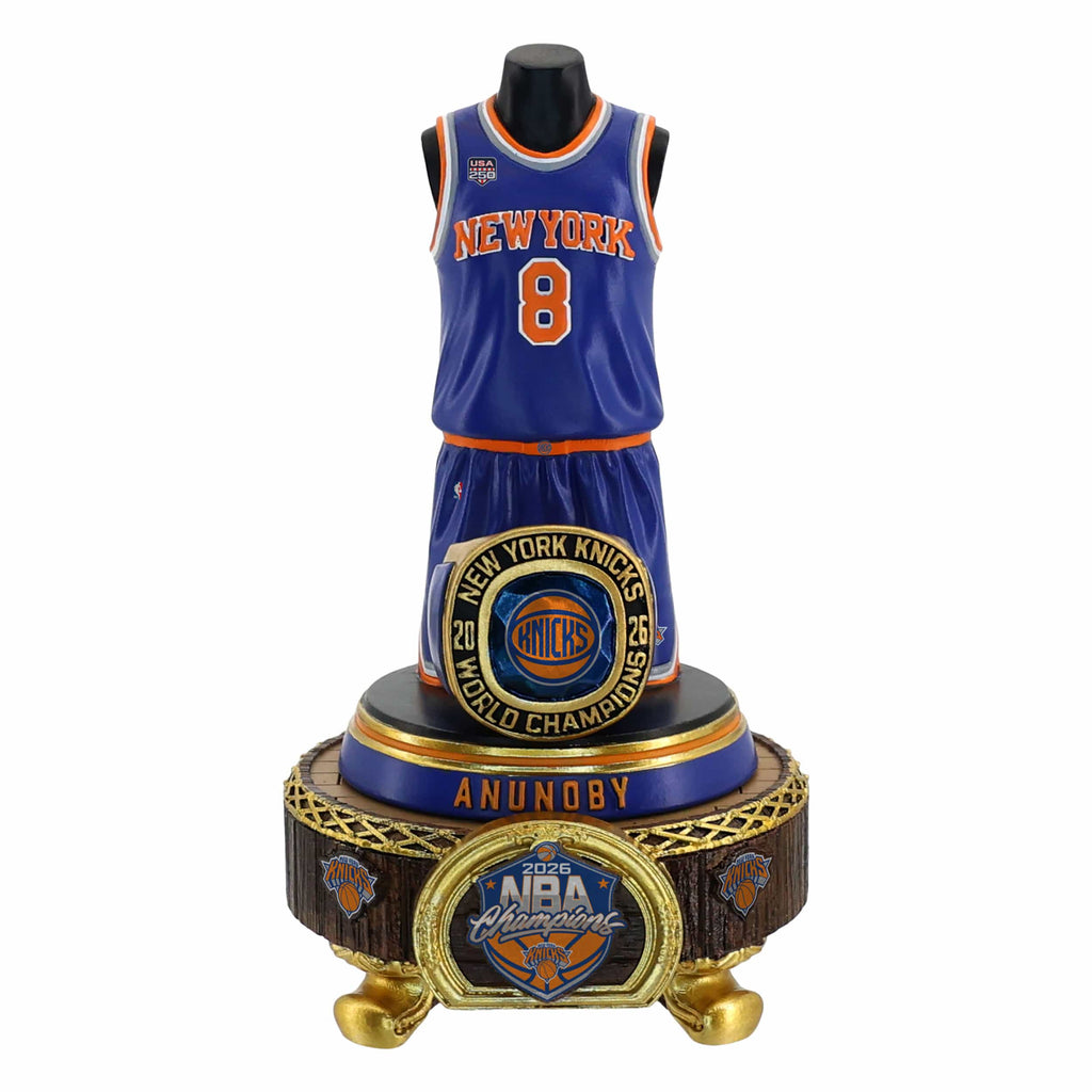 OG Anunoby New York Knicks 2026 NBA Champions Jersey Bust FOCO - FOCO.com