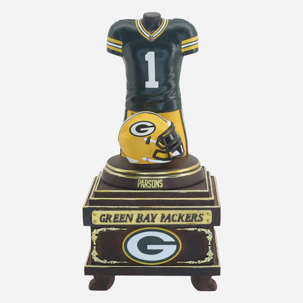 Micah Parsons Green Bay Packers 2026 Home Jersey Bust FOCO - FOCO.com