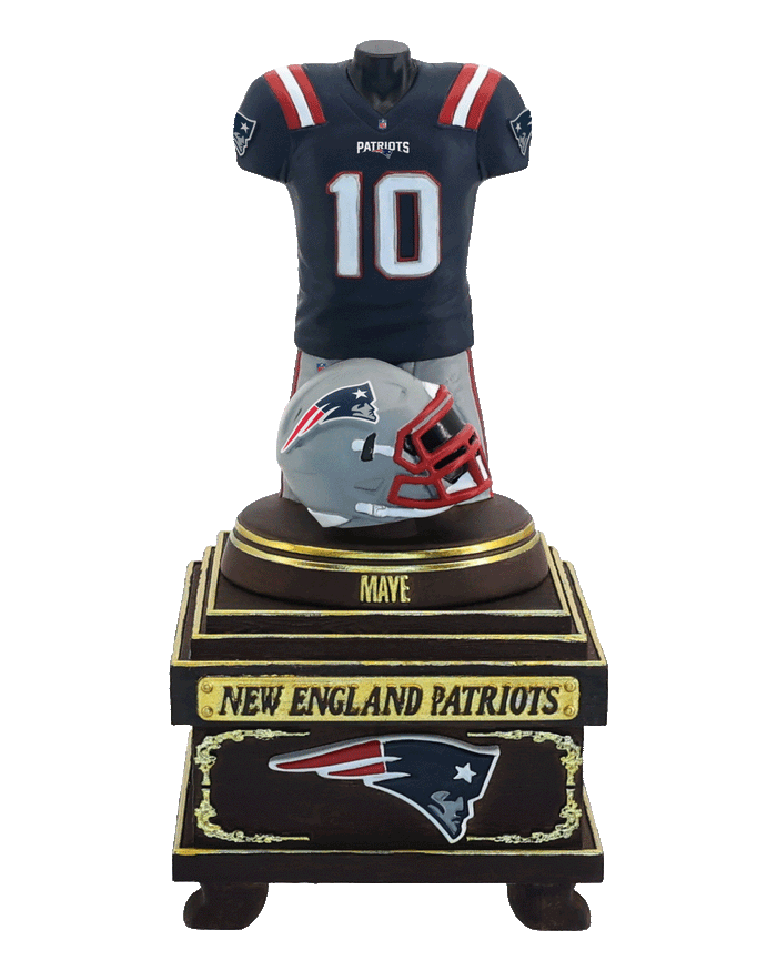 Drake Maye New England Patriots 2026 Home Jersey Bust FOCO - FOCO.com
