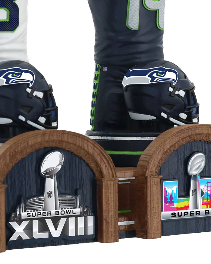 Seattle Seahawks Super Bowl LX Champions Historical Jersey Bust Bobblehead FOCO - FOCO.com