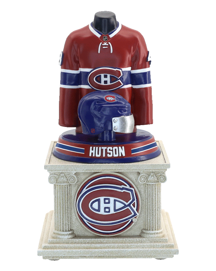 Lane Hutson Montreal Canadiens 2026 Home Jersey Bust FOCO - FOCO.com