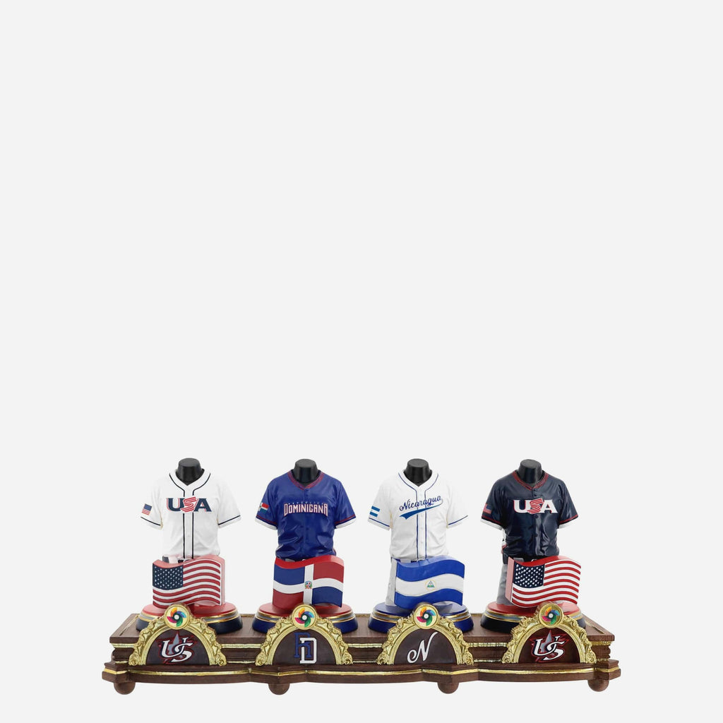 New York Mets 2026 World Baseball Classic Team & Country Jersey Bust Bobblehead FOCO - FOCO.com