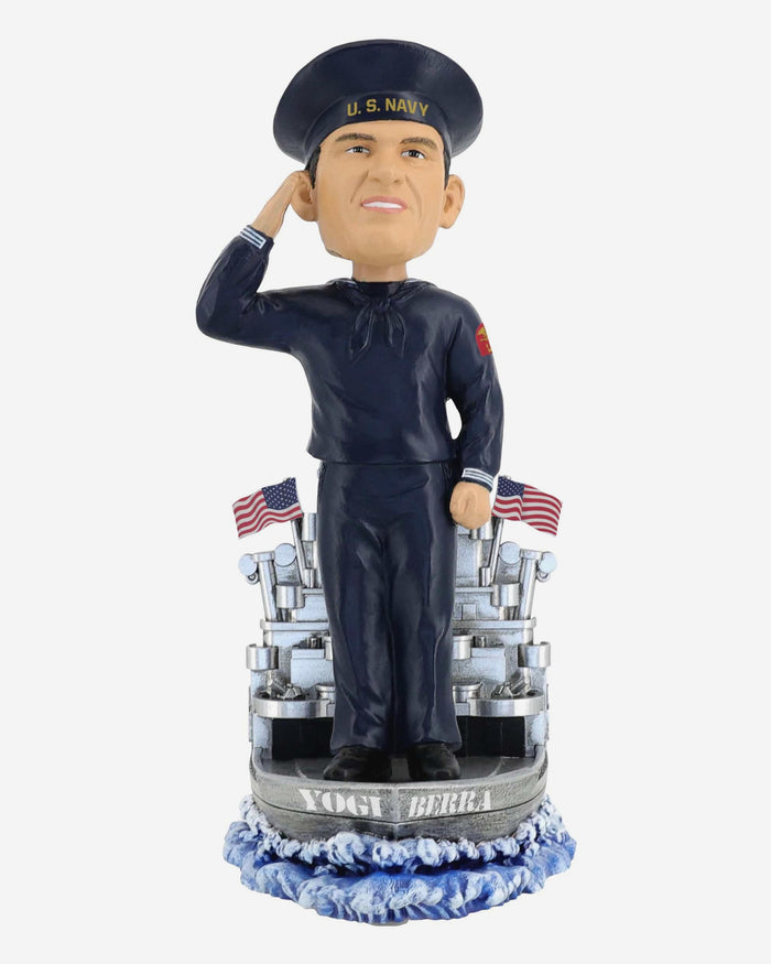 Yogi Berra Memorial Day Service Uniform Bobblehead FOCO - FOCO.com