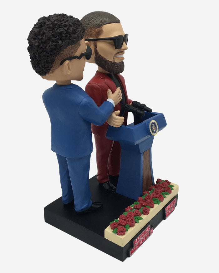 Patrick Mahomes & Travis Kelce Presidential Podium Dual Bobblehead FOCO - FOCO.com