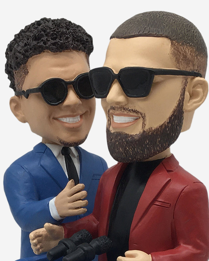 Patrick Mahomes & Travis Kelce Presidential Podium Dual Bobblehead FOCO - FOCO.com