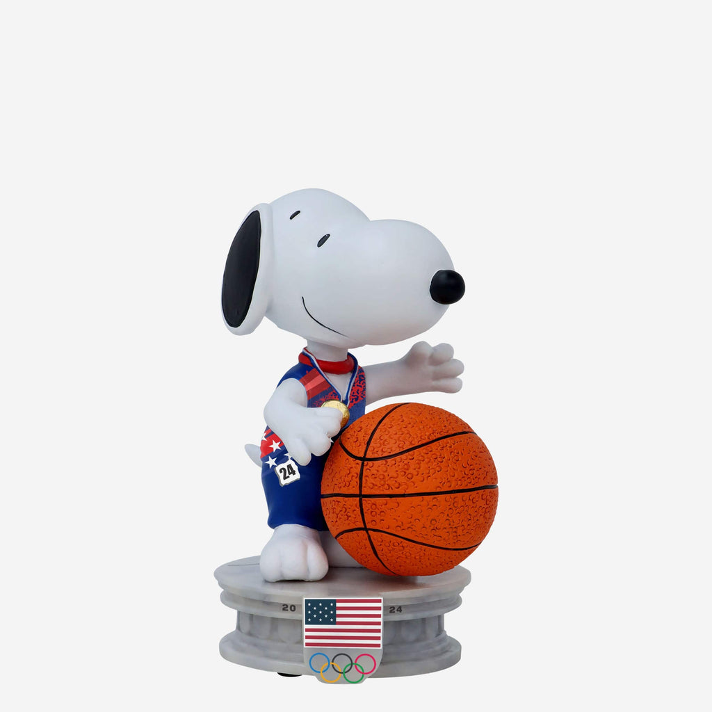 Team USA Snoopy Peanuts Basketball Mini Bobblehead FOCO - FOCO.com