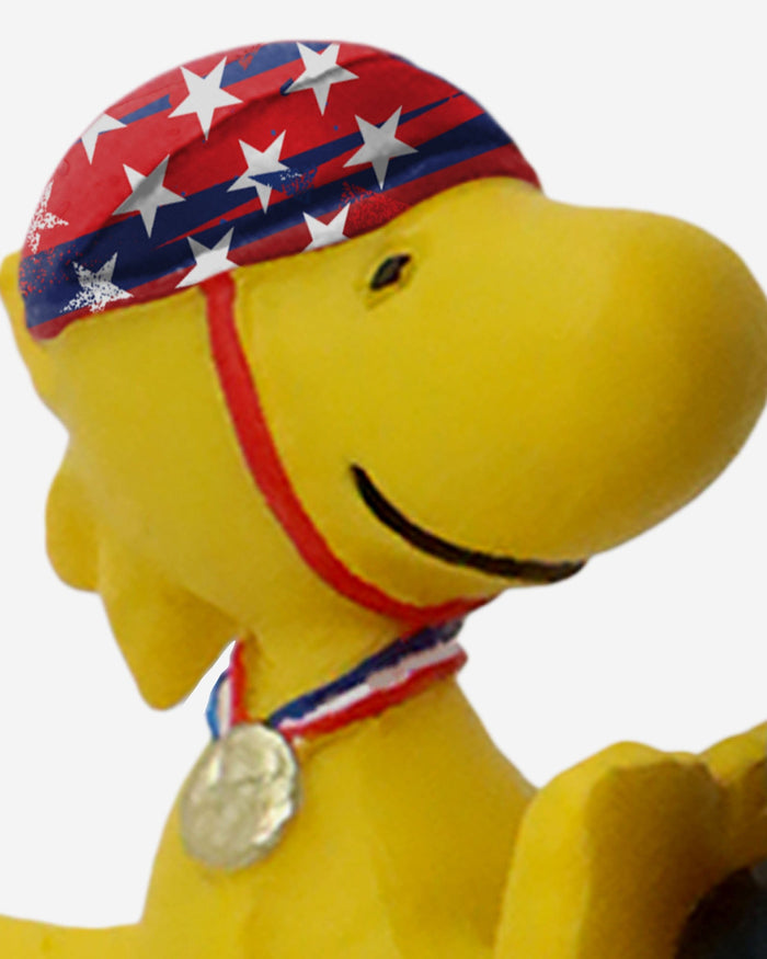 Team USA Snoopy Peanuts Cycling Mini Bobblehead FOCO - FOCO.com