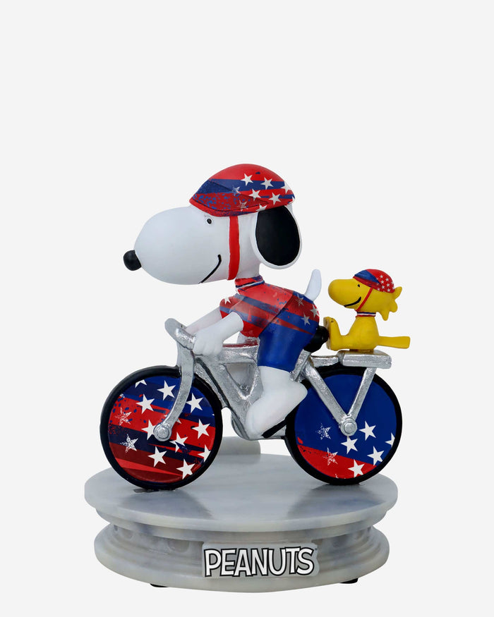 Team USA Snoopy Peanuts Cycling Mini Bobblehead FOCO - FOCO.com