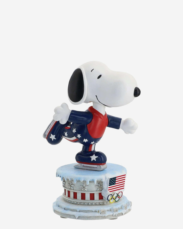 Team USA Snoopy Peanuts Figure Skating Mini Bobblehead FOCO - FOCO.com